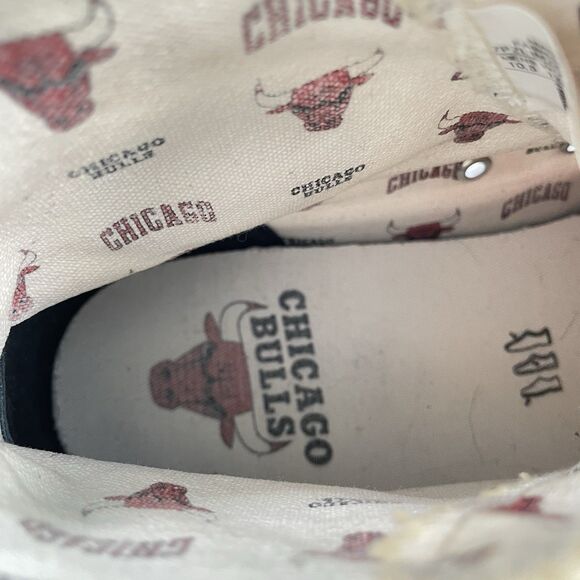 Converse NBA Chicago Bulls Shoes Sneakers Chuck Taylor All Star High Mens 10.5 - Picture 10 of 12